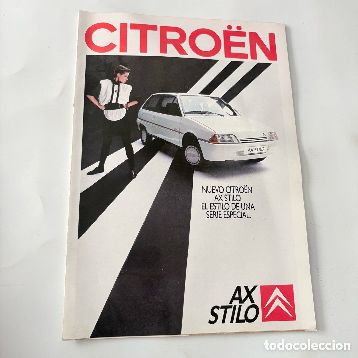 Coches y Motocicletas: Folleto catalogo publicidad original citroen ax stilo citro&euml;n 1988
