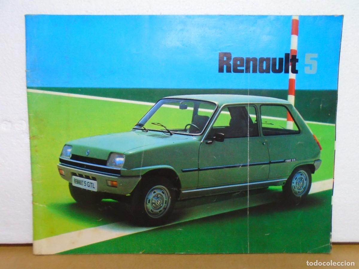 Coches y Motocicletas: RENAULT-5 TL/GTL/TS.CATALOGO 1978, 16 PAGINAS.