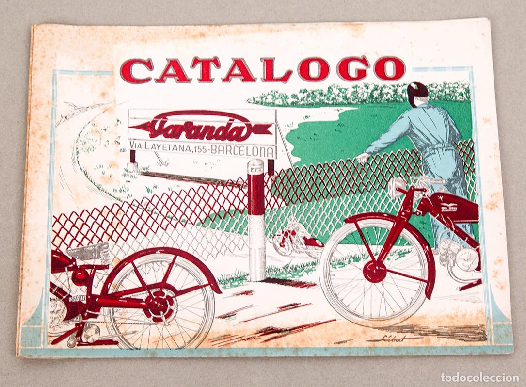 Coches y Motocicletas: MOTO GUZZI 65 C.C. - CATALOGO CASA TARANDA - RARO