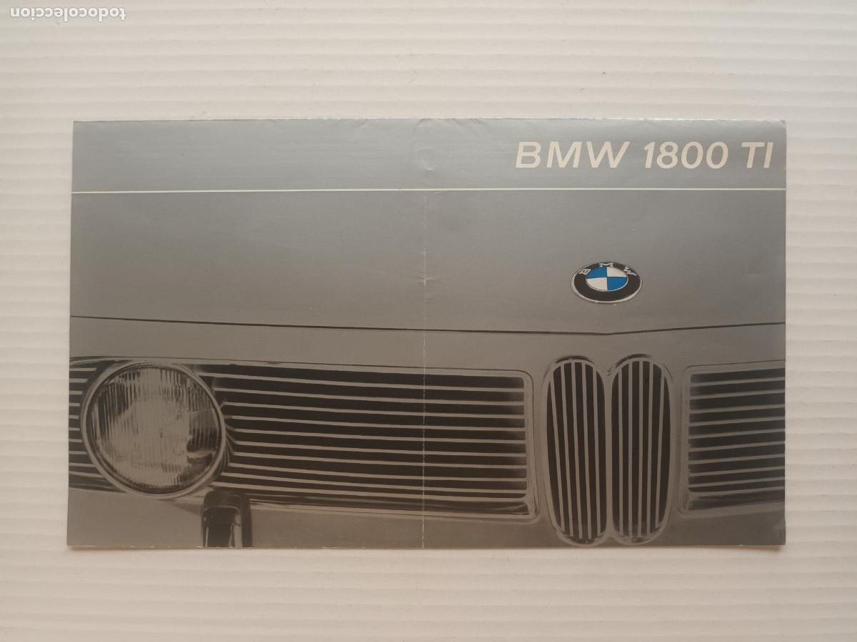 Coches y Motocicletas: CAT&Aacute;LOGO COCHE BMW 1800 TI. A&Ntilde;O 1964
