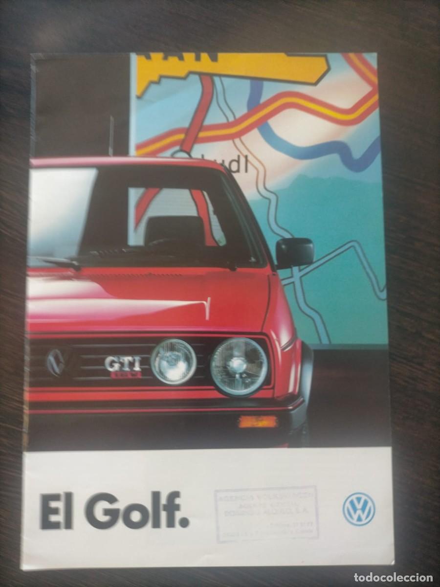 Coches y Motocicletas: CATALOGO COMERCIAL VINTAGE VOLKSWAGEN GOLF 1988