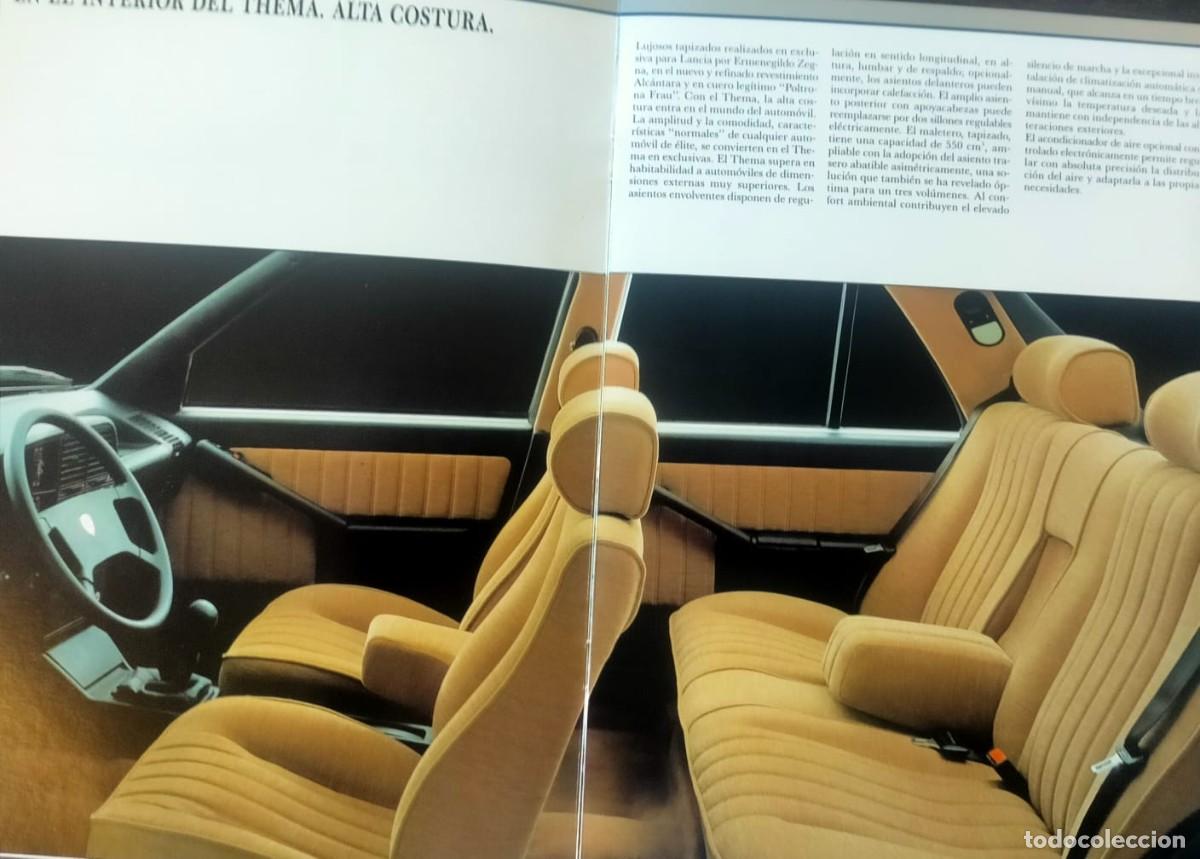 Coches y Motocicletas: CATALOGO COMERCIAL VINTAGE MARCA LANCIA , MOLOES DELTA, THEMA Y PRISMA (A&Ntilde;OS 80)