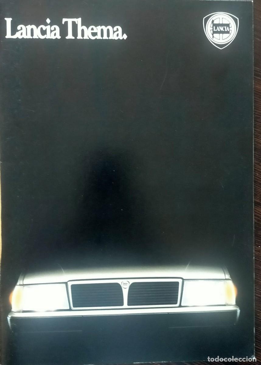 Coches y Motocicletas: CATALOGO COMERCIAL VINTAGE MARCA LANCIA , MOLOES DELTA, THEMA Y PRISMA (A&Ntilde;OS 80)