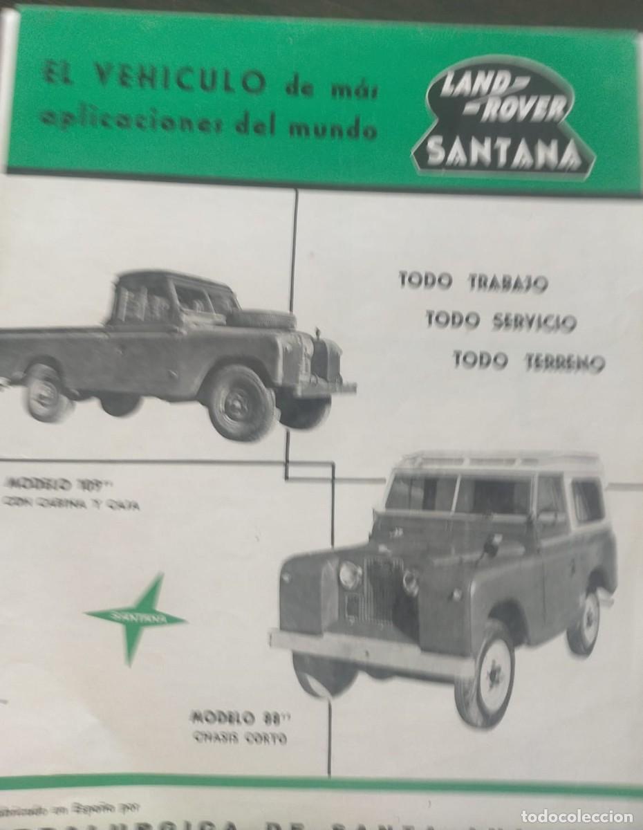 Coches y Motocicletas: CATALOGO COMERCIAL VINTAGE LAND ROVER