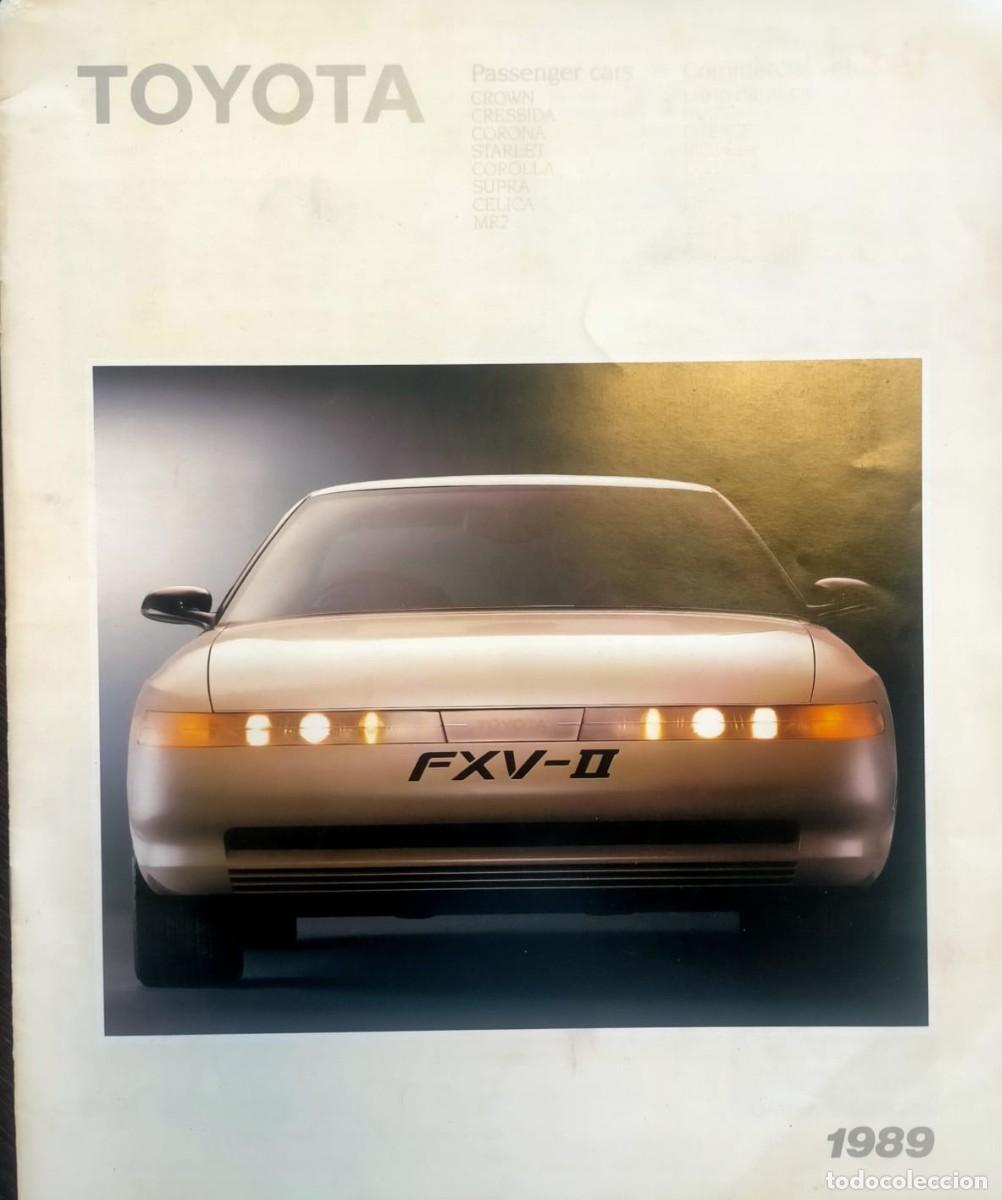 Coches y Motocicletas: CATALOGO COMERCIAL VINTAGE TOYOTA MODELOS DE 1988