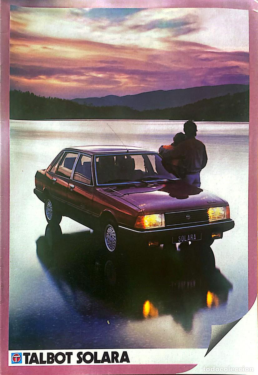 Coches y motocicletas: CAT&Aacute;LOGO TALBOT SOLARA - Foto 1
