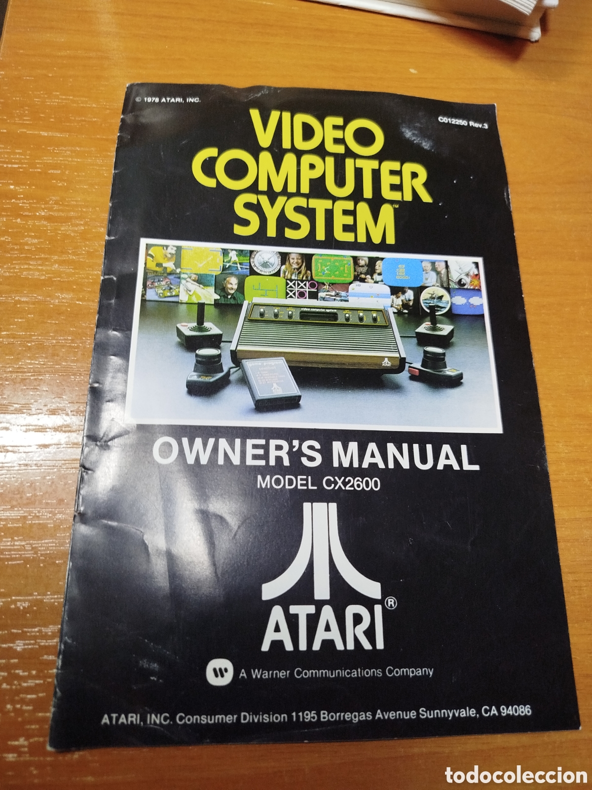 Coches y Motocicletas: Video computer system. Atari. Manual Atari 2600.