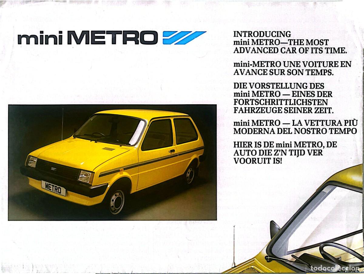 Coches y Motocicletas: FOLLETO AUSTIN MINI METRO. NEERLAND&Eacute;S