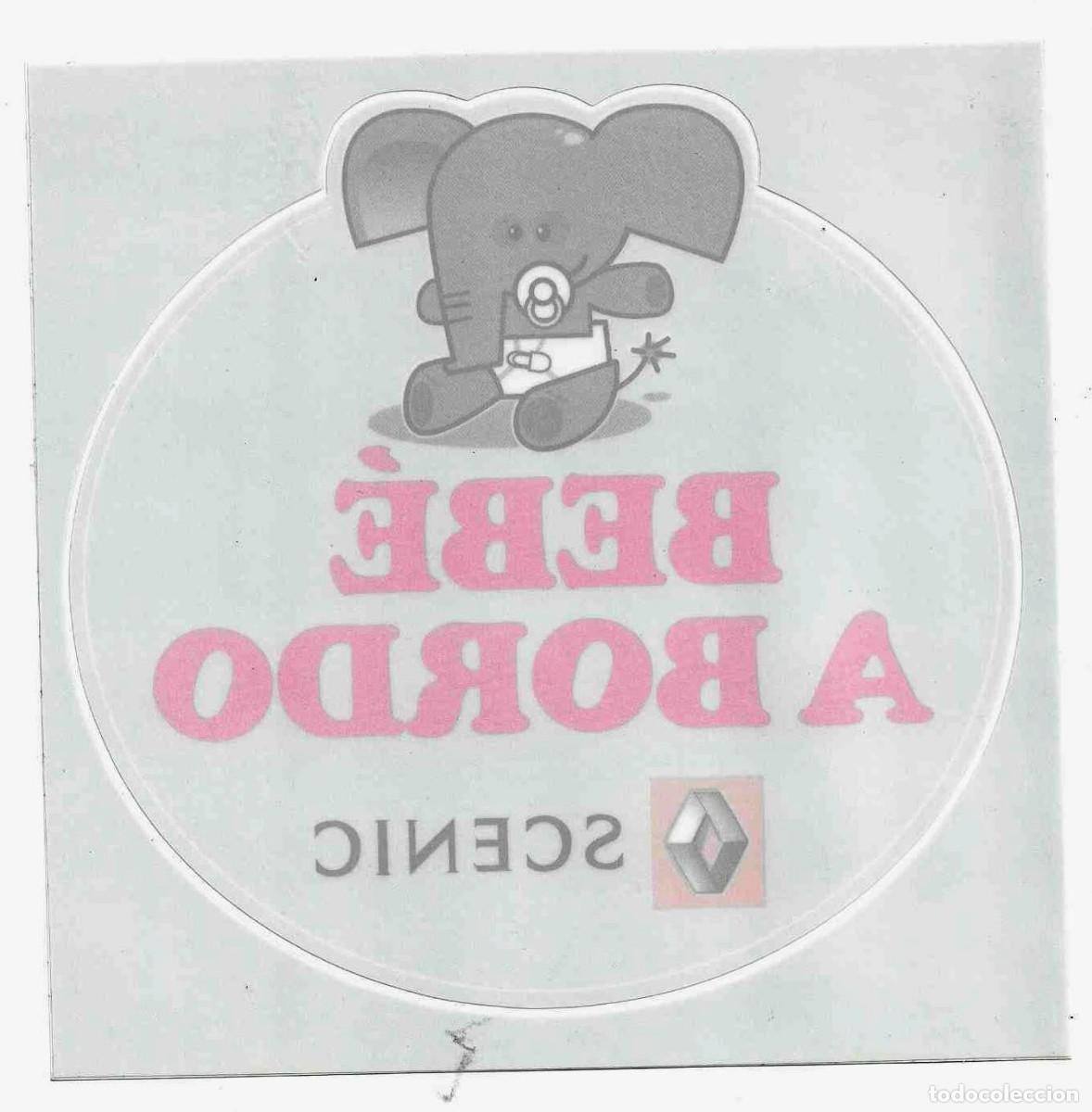 Coches y Motocicletas: ADHESIVO PEGATINA RENAULT SCENIC BEB&Eacute; A BORDO