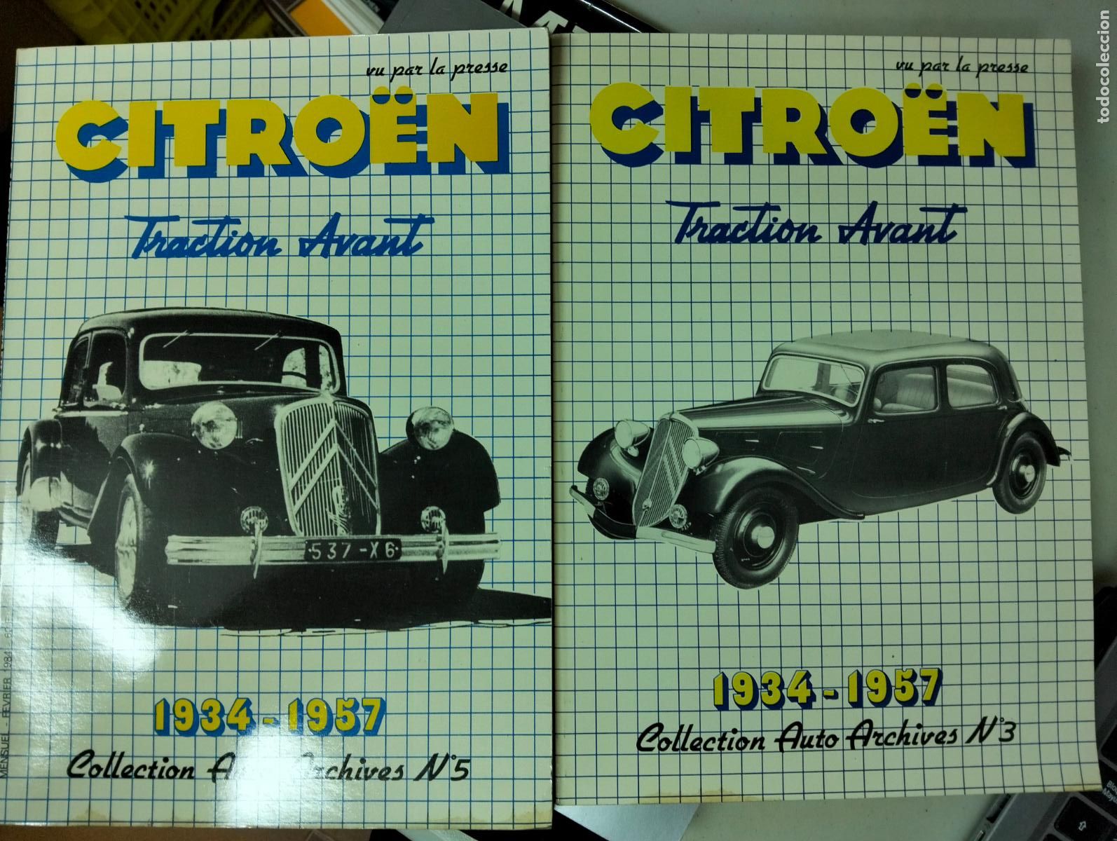 Coches y Motocicletas: Citroen, Traction Avant, 1934-1957. Col. Auto Archives, 1984 VISITA MI CATALOGO L54