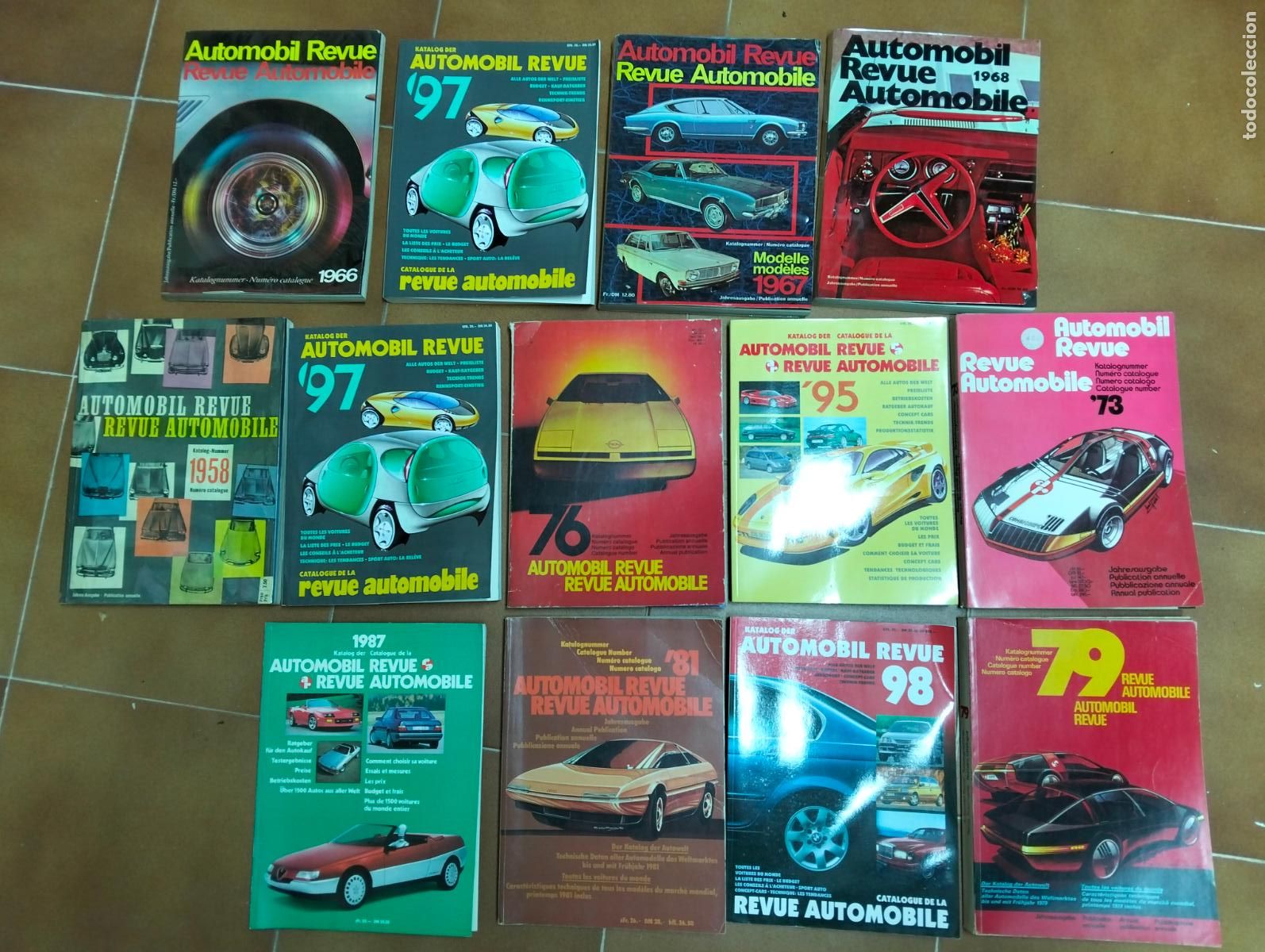 Coches y Motocicletas: Automoviles. Raro Lote de Automobil Revue. 13 numeros. VISITA MI CATALOGO L54