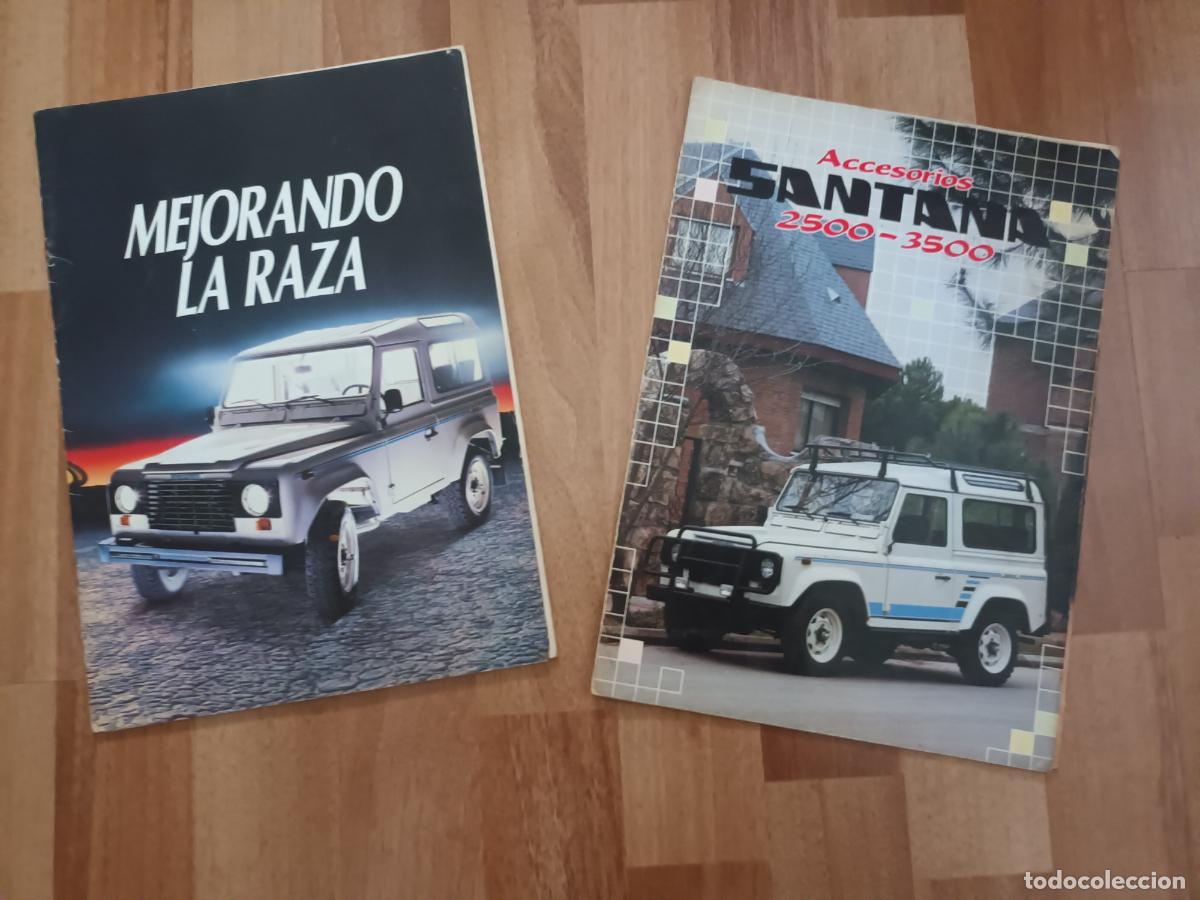 Coches y Motocicletas: DOS CAT&Aacute;LOGO LAND ROVER SANTANA. 1988