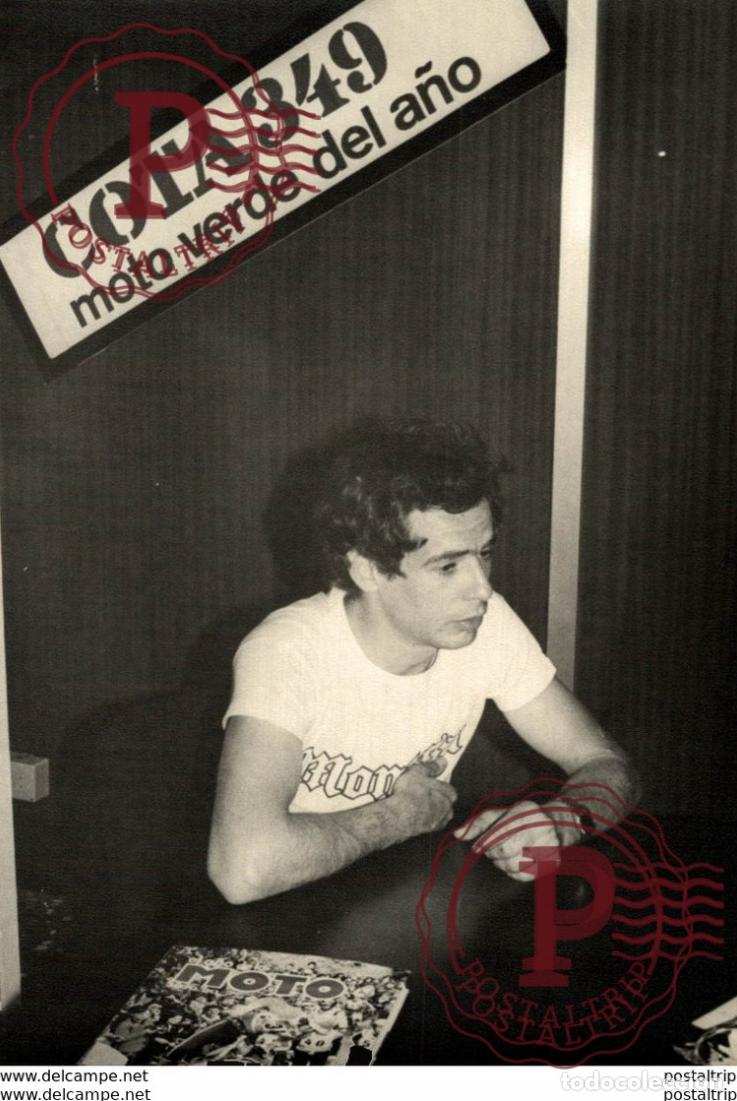 Coches y Motocicletas: COTA 349 MOTO VERDE DEL A&Ntilde;O 18*12cm+- Moto MOTOCROSS MOTORCYCLE Douglas J Jackson archive of motorcy