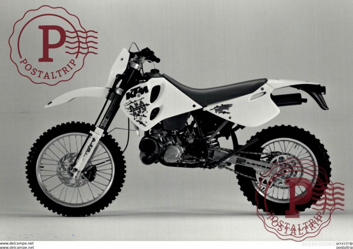 Coches y Motocicletas: KTM 250Power +- 17cm x 11cm Moto MOTOCROSS MOTORCYCLE Douglas J Jackson archive of motorcycles