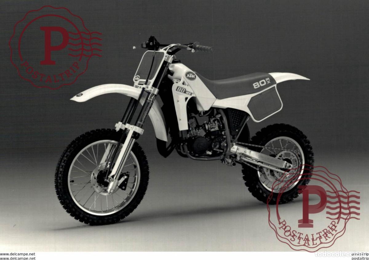 Coches y Motocicletas: KTM 80Mx +- 17cm x 11cm Moto MOTOCROSS MOTORCYCLE Douglas J Jackson archive of motorcycles