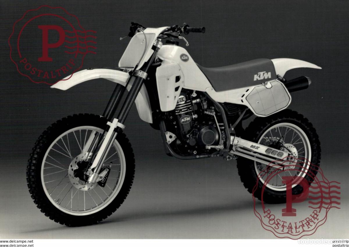 Coches y Motocicletas: KTM +- 17cm x 11cm Moto MOTOCROSS MOTORCYCLE Douglas J Jackson archive of motorcycles