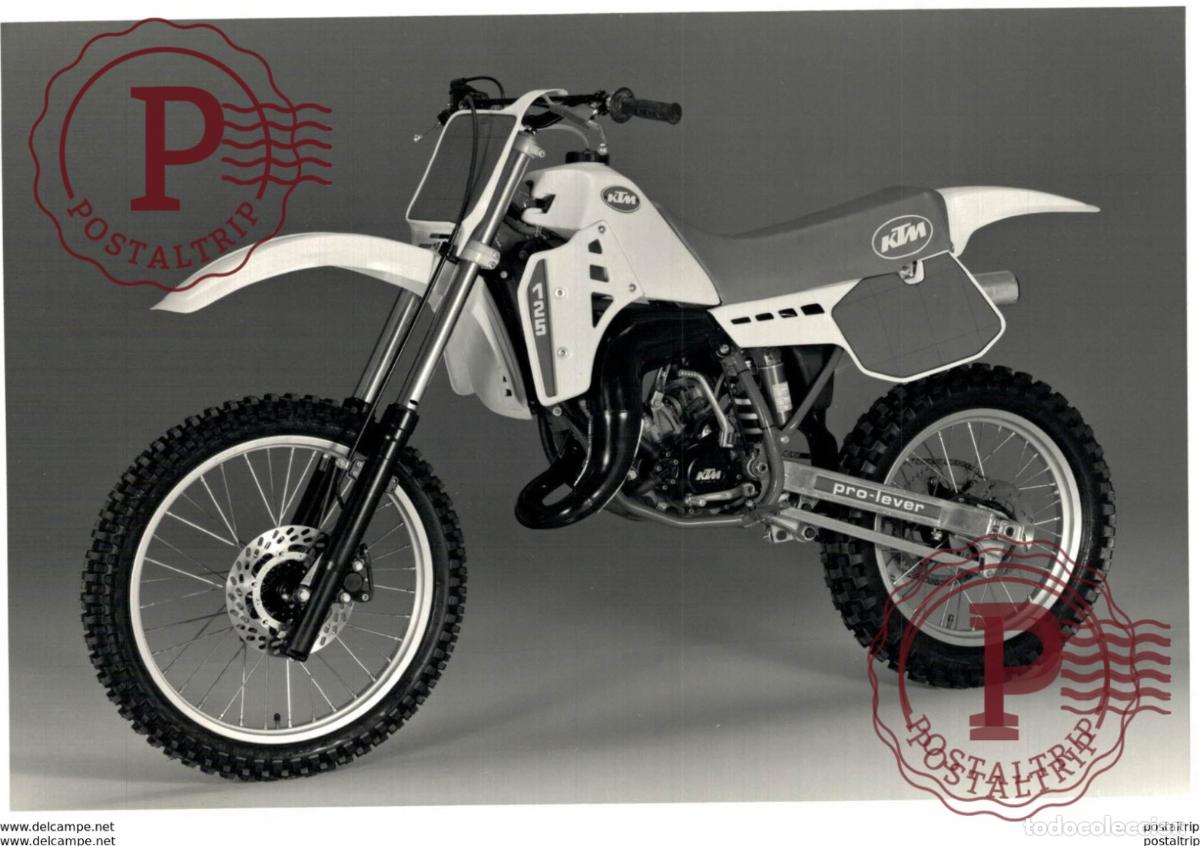Voitures et Motocyclettes: KTM 125 +-17cm x 12cm Moto MOTOCROSS MOTORCYCLE Douglas J Jackson archive of motorcycles