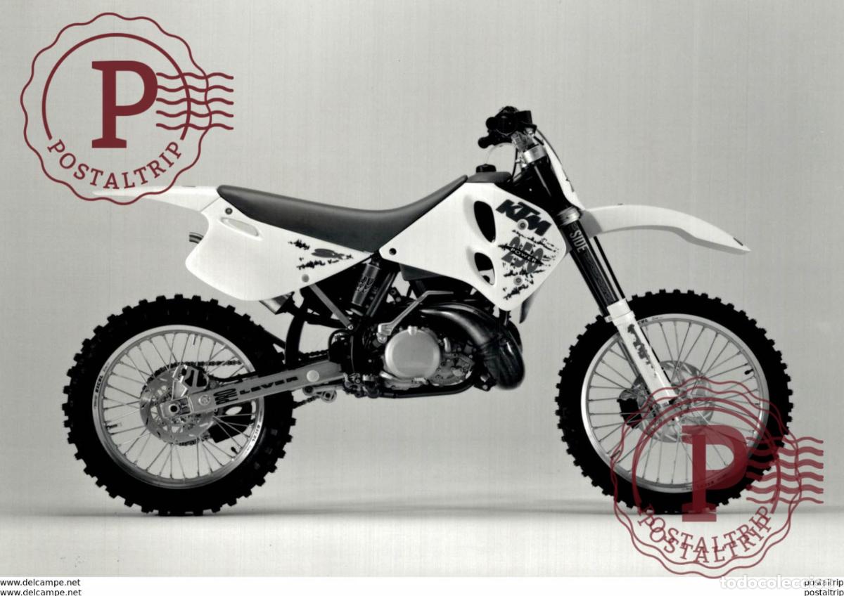 Automobili e Motociclette: KTM 250 +-17cm x 12cm Moto MOTOCROSS MOTORCYCLE Douglas J Jackson archive of motorcycles