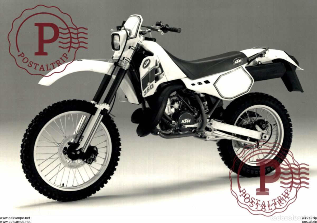 Carros e motociclos: KTM 350 +-17cm x 12cm Moto MOTOCROSS MOTORCYCLE Douglas J Jackson archive of motorcycles