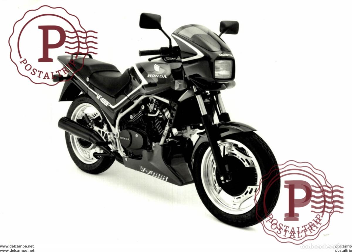 Voitures et Motocyclettes: HONDA V-FOUR +-17cm x 12cm Moto MOTOCROSS MOTORCYCLE Douglas J Jackson archive of motorcycles