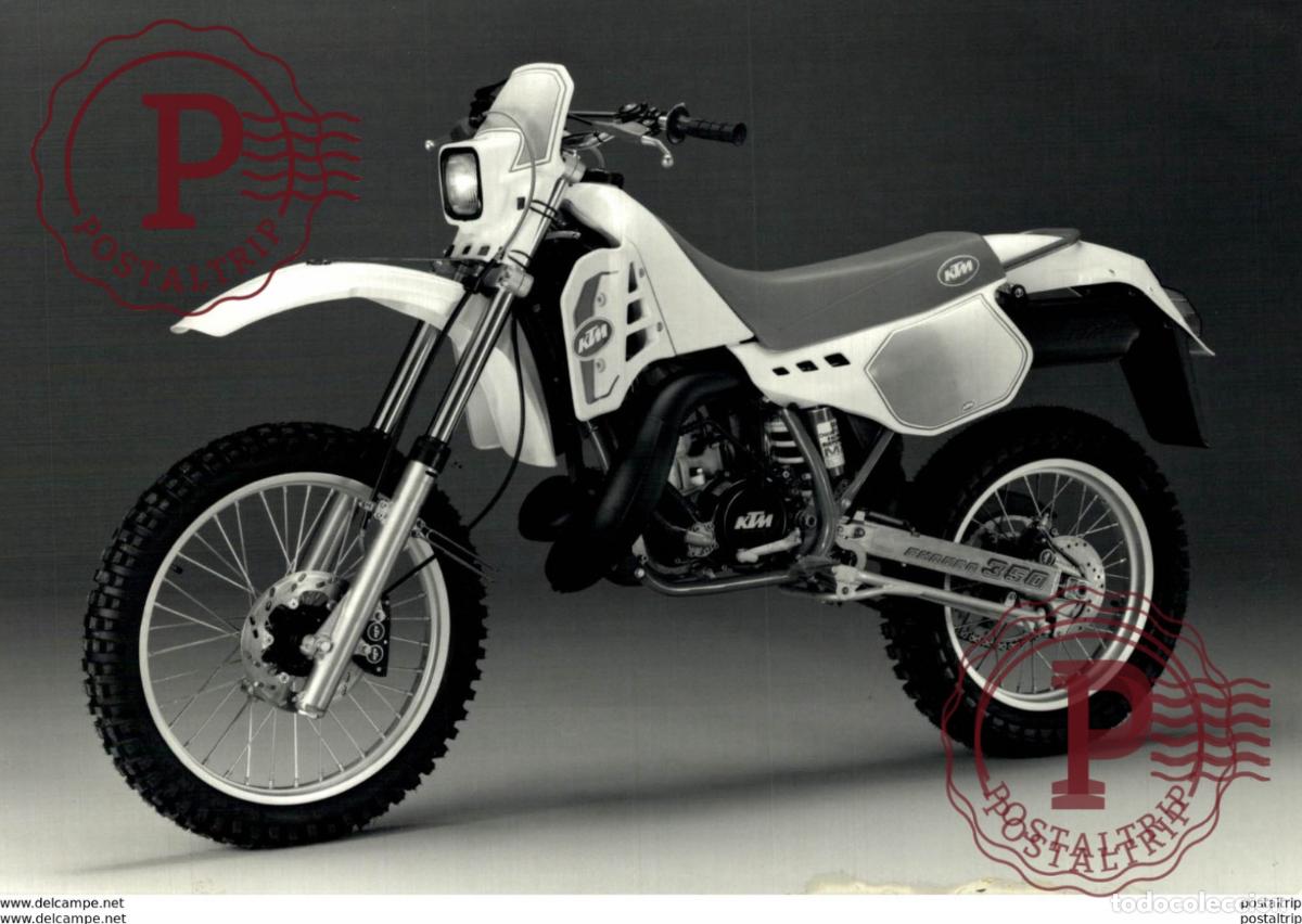 Autos und Motorr&auml;der: KTM +-17cm x 12cm Moto MOTOCROSS MOTORCYCLE Douglas J Jackson archive of motorcycles