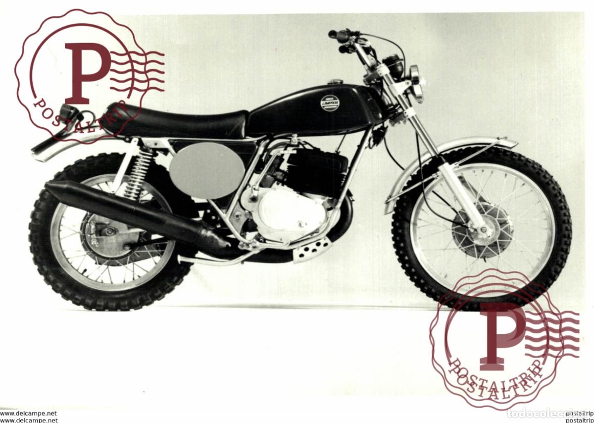 Autos und Motorr&auml;der: LAVERDA +-15cm x 10cm Moto MOTOCROSS MOTORCYCLE Douglas J Jackson archive of motorcycles