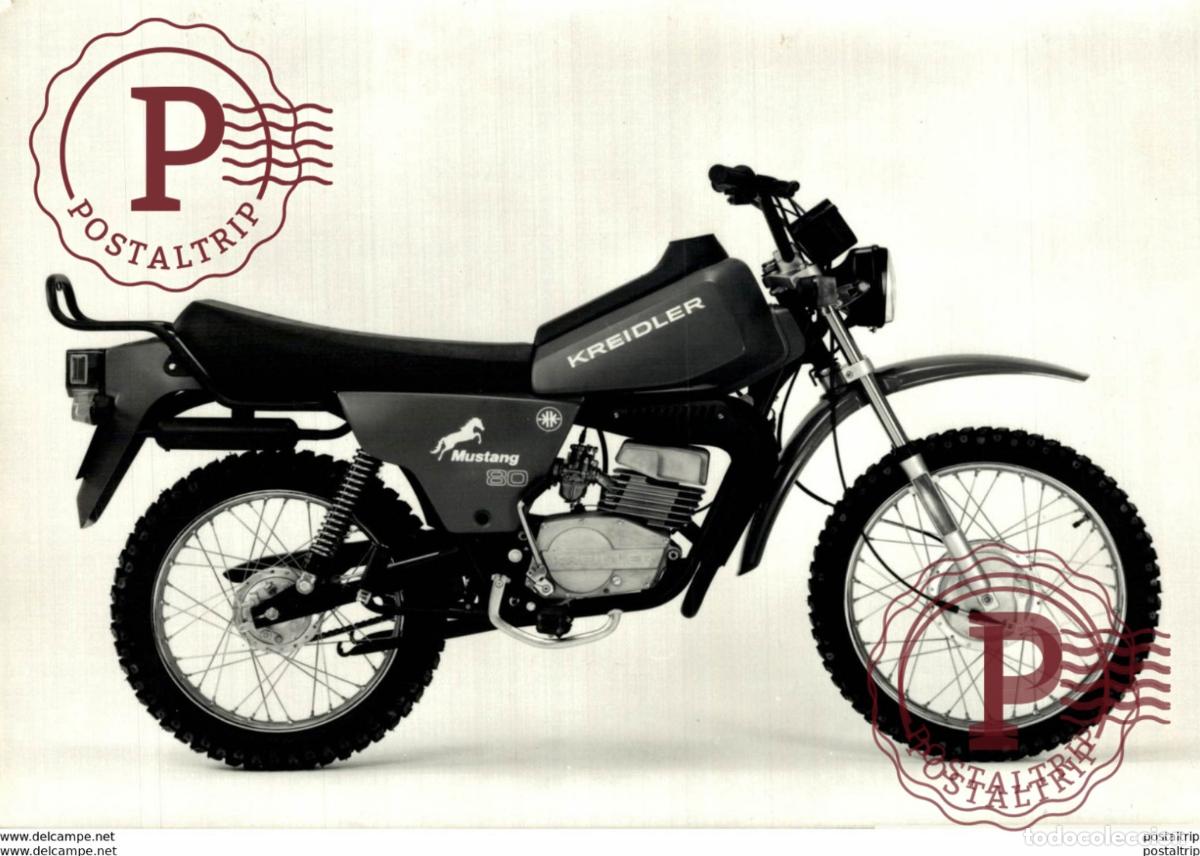 Coches y Motocicletas: KREIDLER FLORETT 80 +-18cm x 10cm Moto MOTOCROSS MOTORCYCLE Douglas J Jackson archive of motorcycle