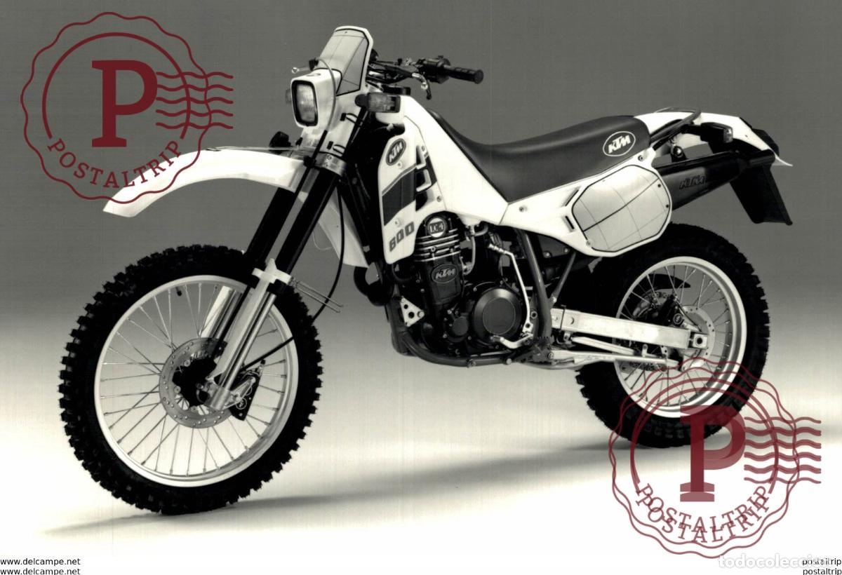 Coches y Motocicletas: KTM 600 +-17cm x 12cm Moto MOTOCROSS MOTORCYCLE Douglas J Jackson archive of motorcycles