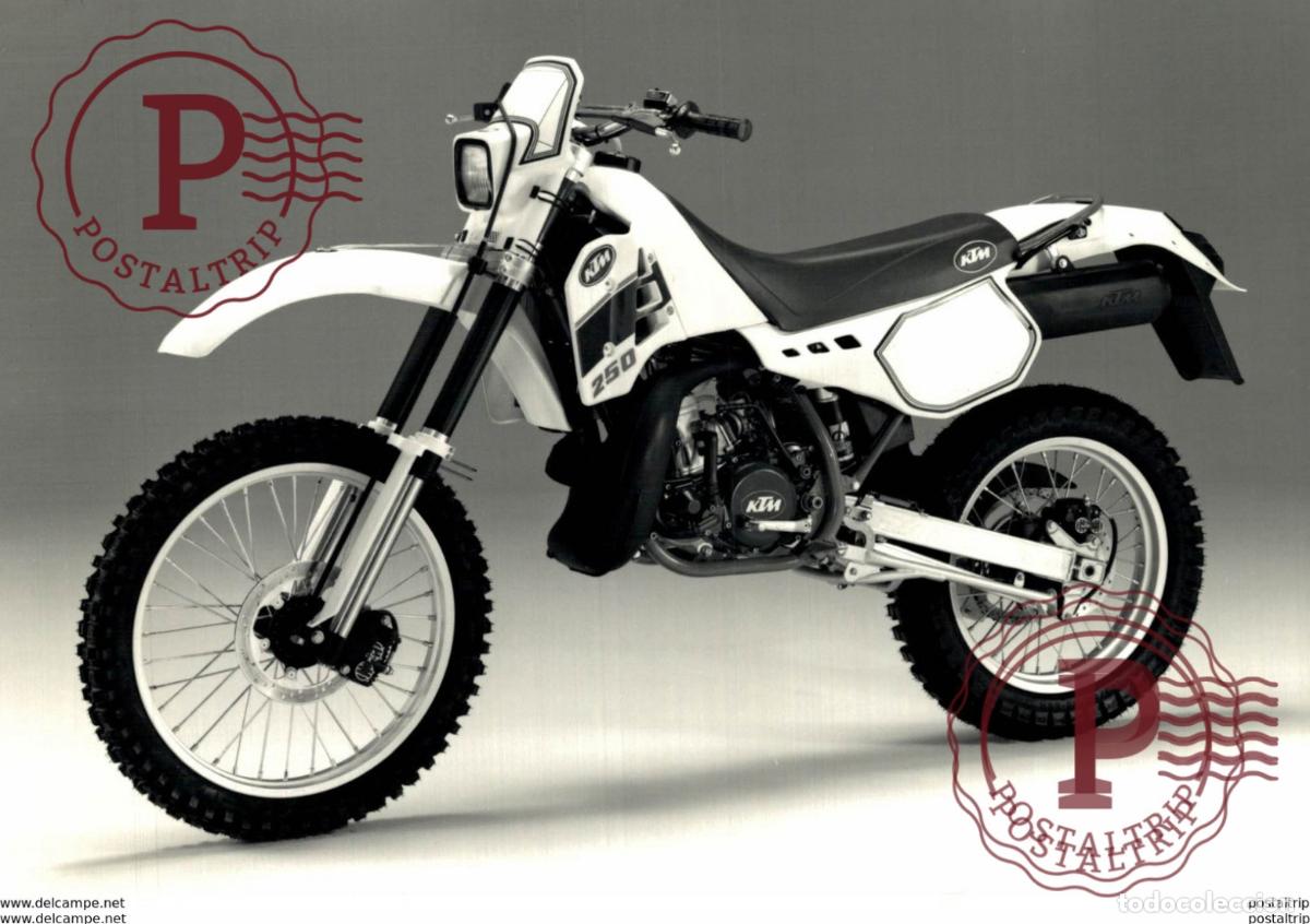 Coches y Motocicletas: KTM 250 +-17cm x 12cm Moto MOTOCROSS MOTORCYCLE Douglas J Jackson archive of motorcycles