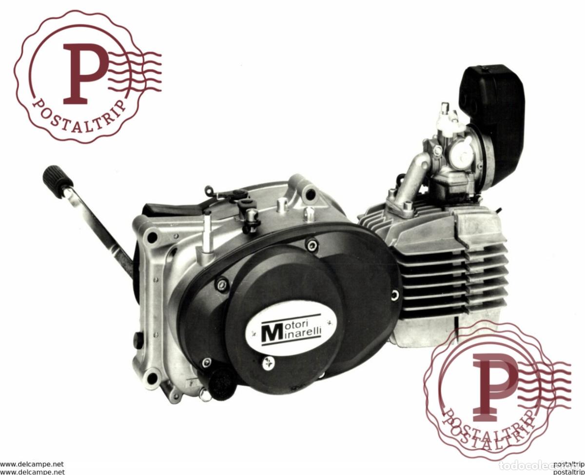 Coches y Motocicletas: MOTORI MINARELLI +-24cm x 16cm Moto MOTOCROSS MOTORCYCLE Douglas J Jackson archive of motorcycles