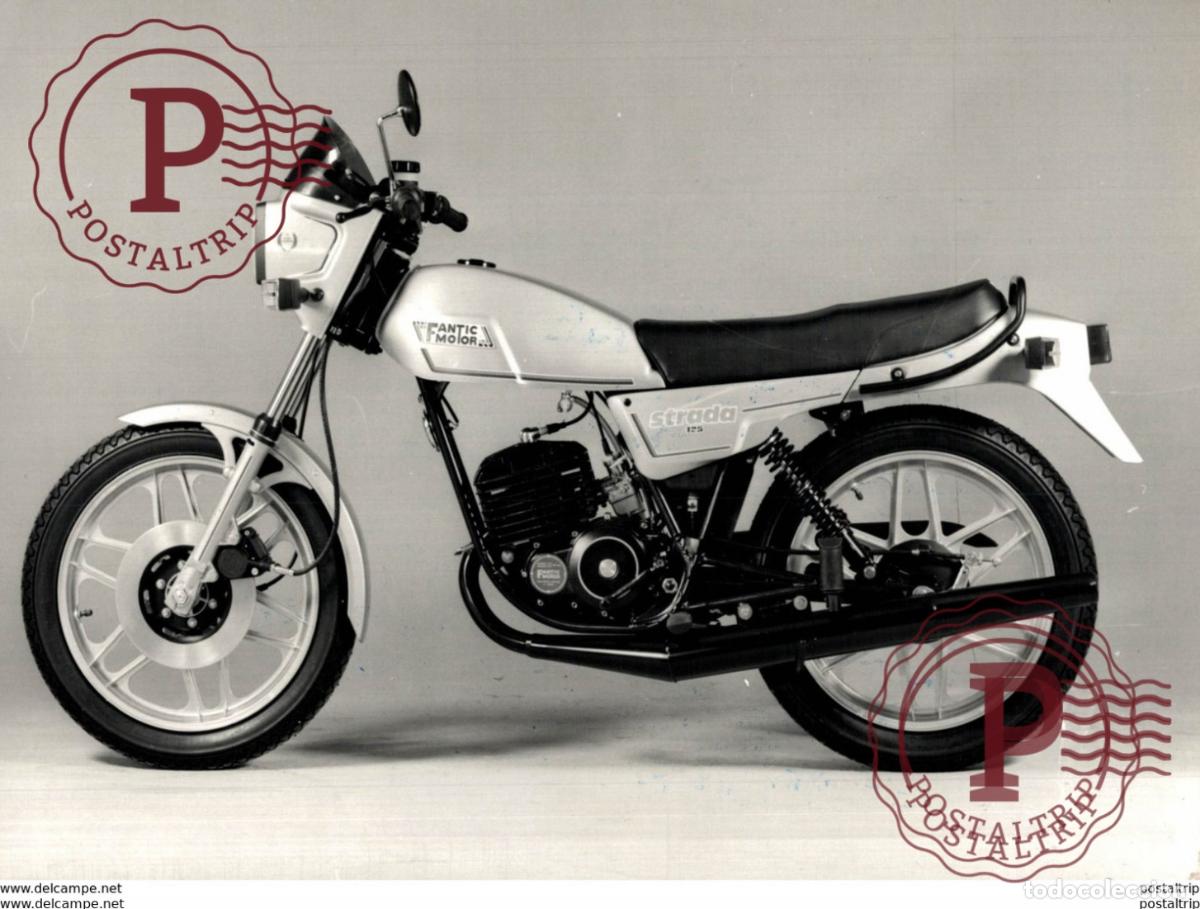 Coches y Motocicletas: FANTIC MOTOR+-22cm x 13cm Moto MOTOCROSS MOTORCYCLE Douglas J Jackson archive of motorcycles