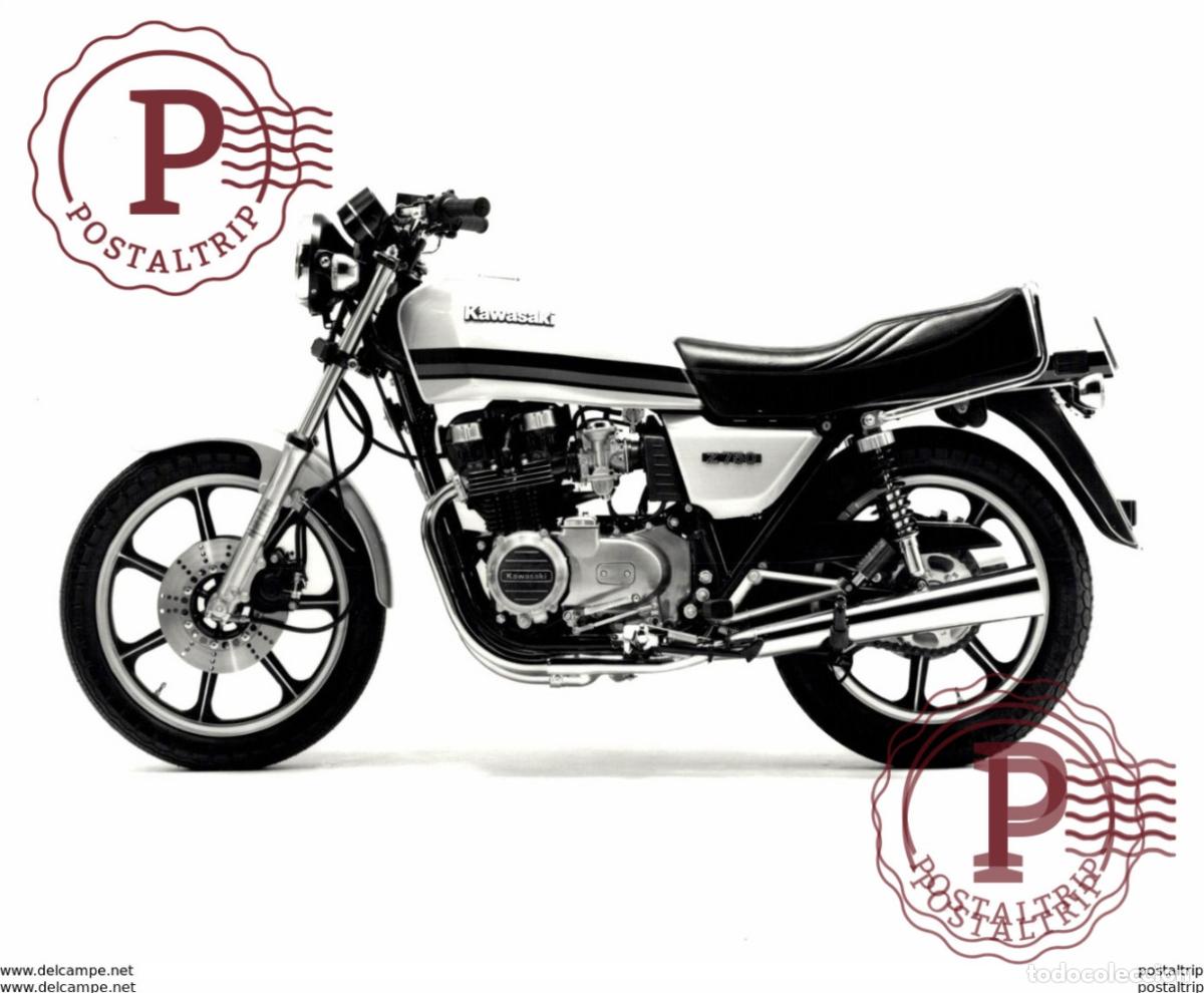 Coches y Motocicletas: KAWASAKI +-20cm x 13cm Moto MOTOCROSS MOTORCYCLE Douglas J Jackson archive of motorcycles