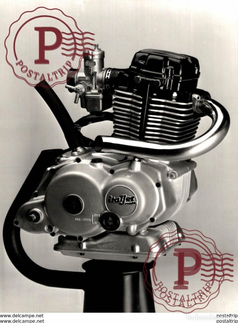 Coches y Motocicletas: ITALJET +-23cm x 17cm Moto MOTOCROSS MOTORCYCLE Douglas J Jackson archive of motorcycles