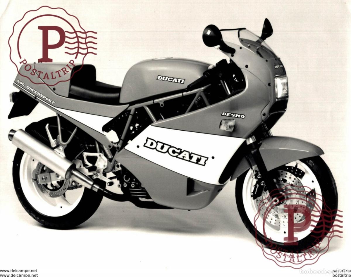 Coches y Motocicletas: DUCATI DESMMO +-24cm x 17cm Moto MOTOCROSS MOTORCYCLE Douglas J Jackson archive of motorcycles