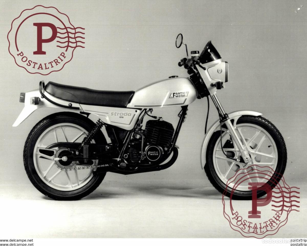 Coches y Motocicletas: FANTIC MOTOR +-24cm x 17cm Moto MOTOCROSS MOTORCYCLE Douglas J Jackson archive of motorcycles