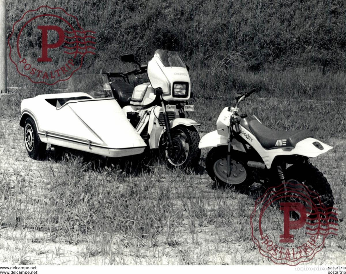 Coches y Motocicletas: AMAZONAS +-24cm x 17cm Moto MOTOCROSS MOTORCYCLE Douglas J Jackson archive of motorcycles
