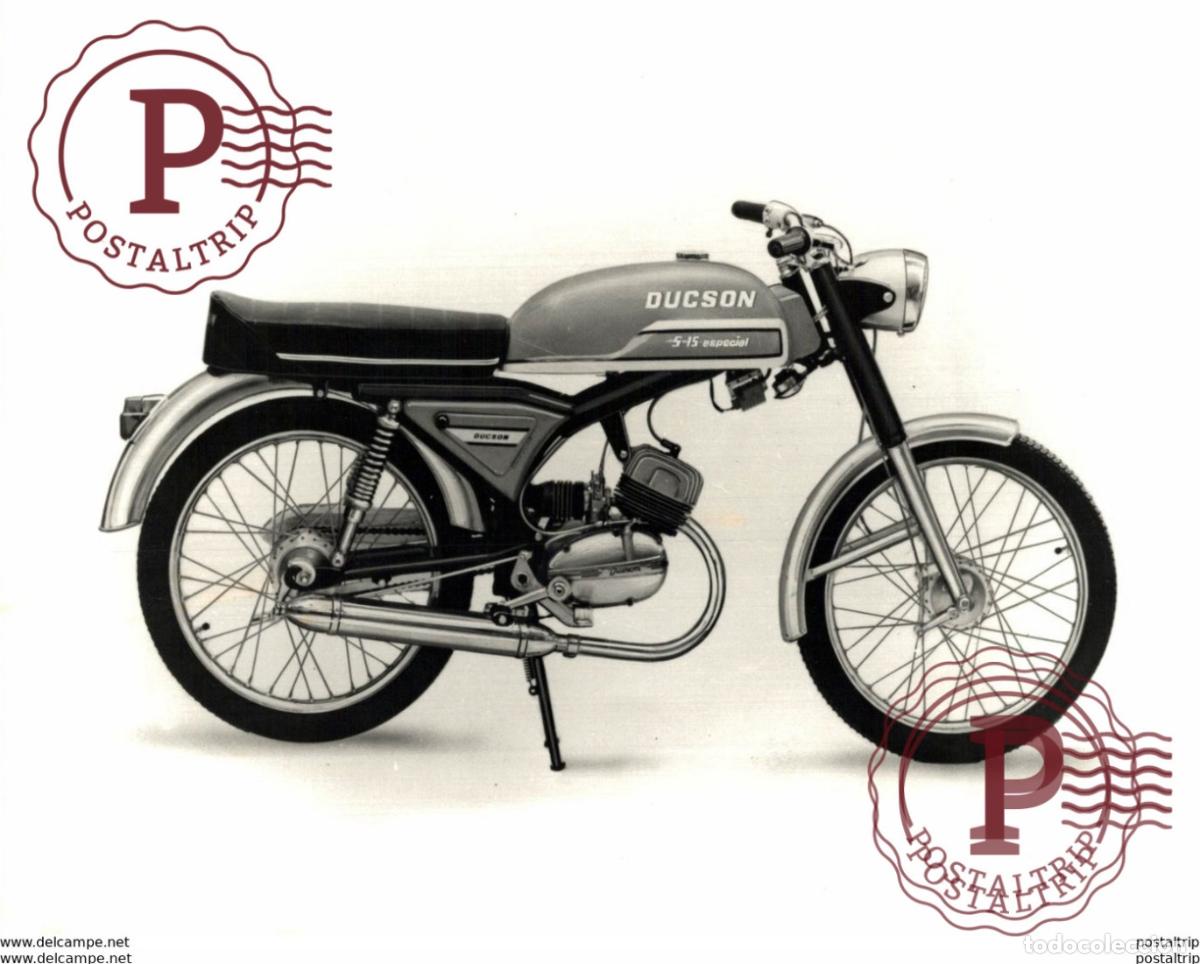 Coches y Motocicletas: DUCSON +-24cm x 17cm Moto MOTOCROSS MOTORCYCLE Douglas J Jackson archive of motorcycles