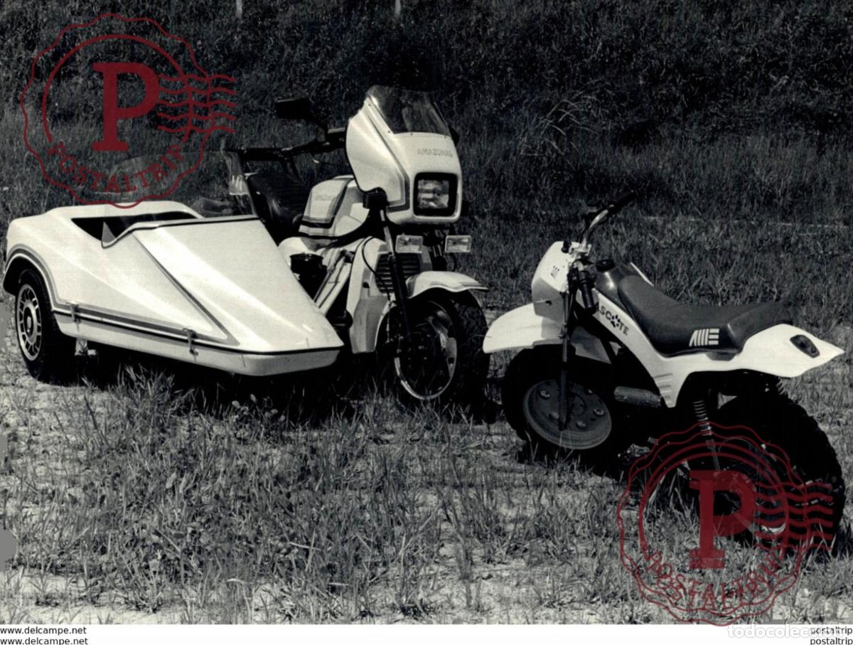 Coches y Motocicletas: AMAZONAS +-22cm x 15cm Moto MOTOCROSS MOTORCYCLE Douglas J Jackson archive of motorcycles