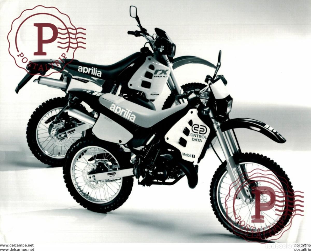 Coches y Motocicletas: APRILIA +-22cm x 15cm Moto MOTOCROSS MOTORCYCLE Douglas J Jackson archive of motorcycles