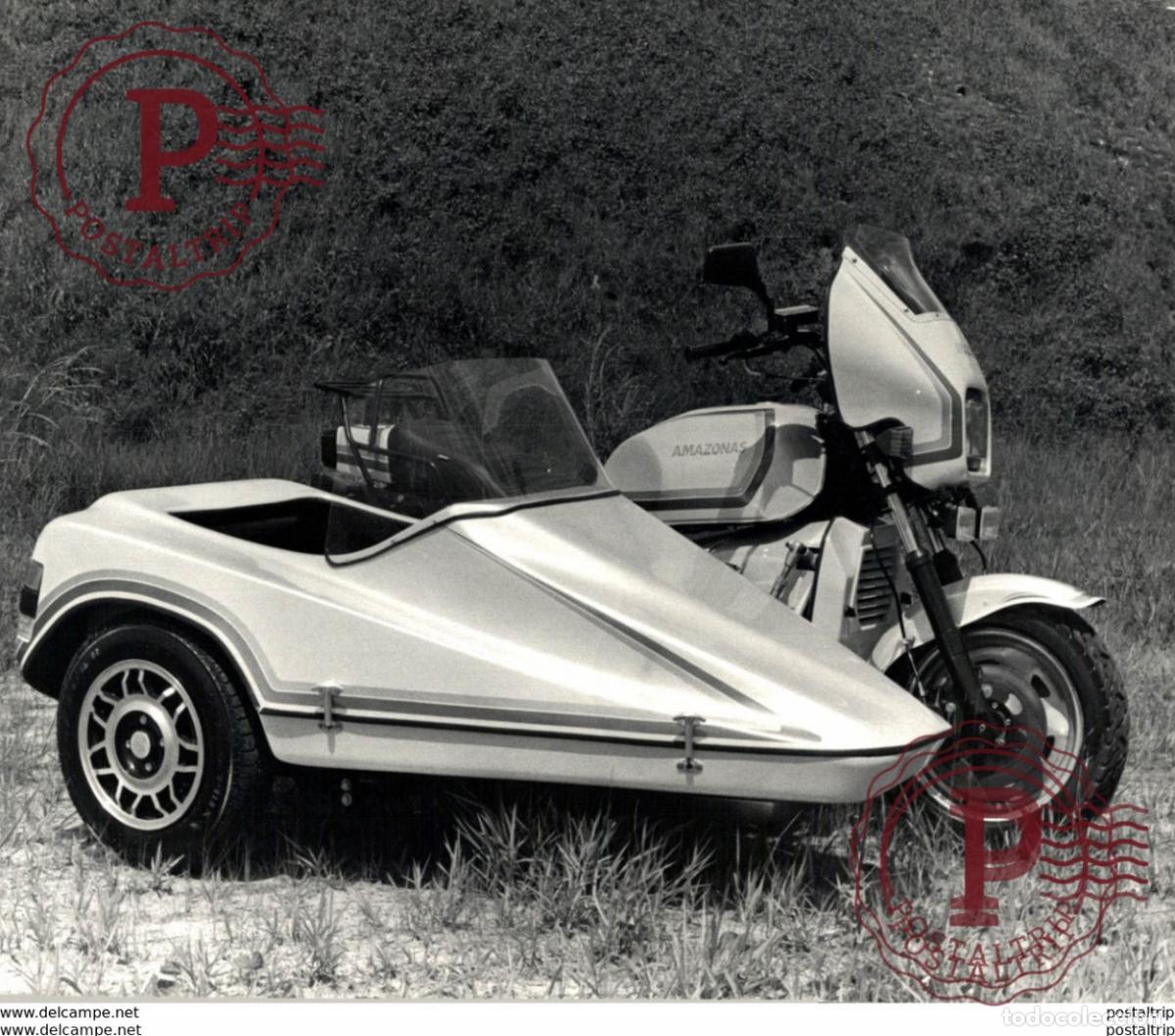 Coches y Motocicletas: AMAZONAS +-25cm x 20cm Moto MOTOCROSS MOTORCYCLE Douglas J Jackson archive of motorcycles