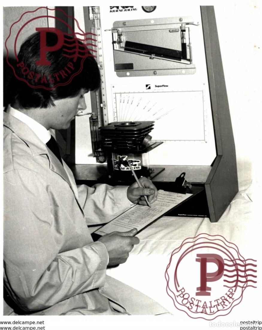 Coches y Motocicletas: KRASE RACING +-25cm x 20cm Moto MOTOCROSS MOTORCYCLE Douglas J Jackson archive of motorcycles