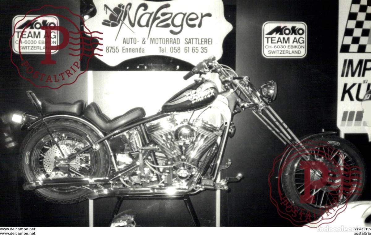 Coches y Motocicletas: Moko Team, Nafzger +-14cm x 9cm Moto MOTOCROSS MOTORCYCLE Douglas J Jackson archive of motorcycles