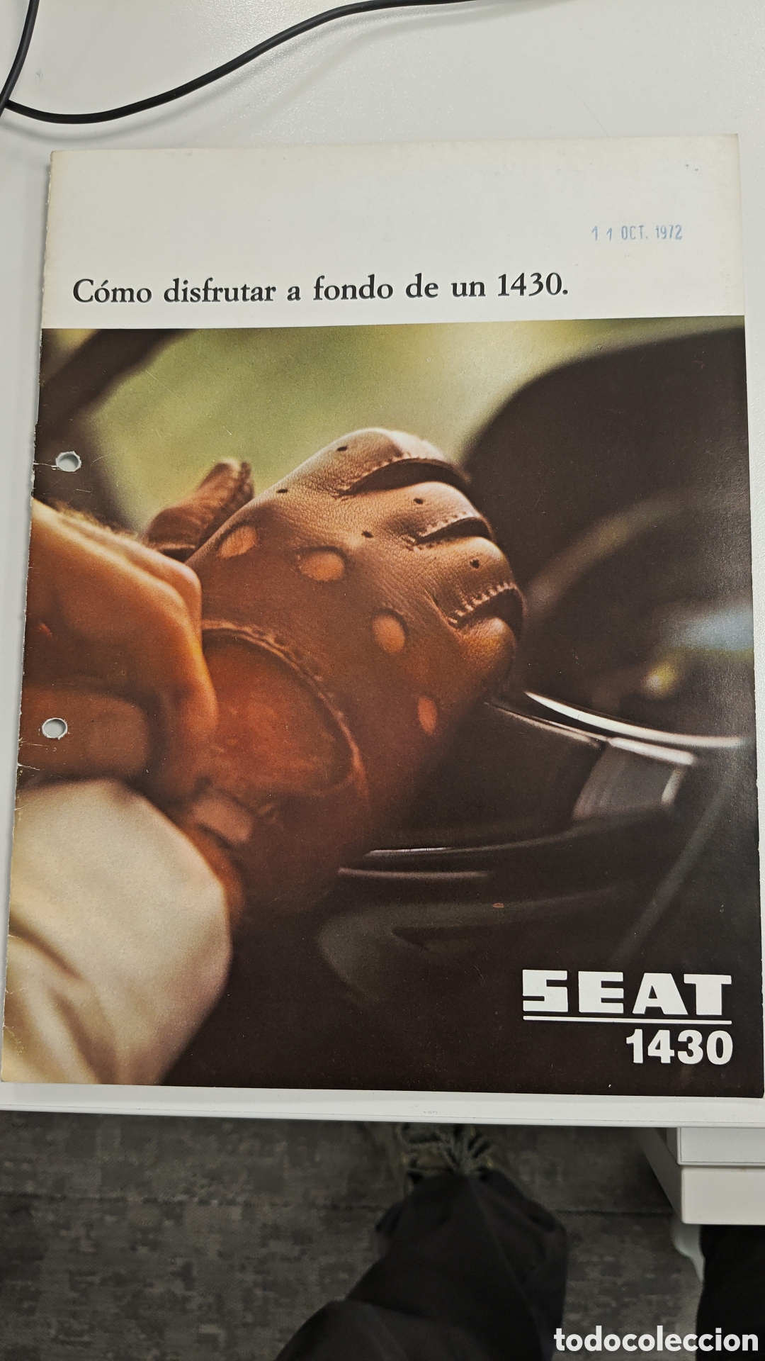 Coches y Motocicletas: Cat&aacute;logo Seat 1430 a&ntilde;o 1972