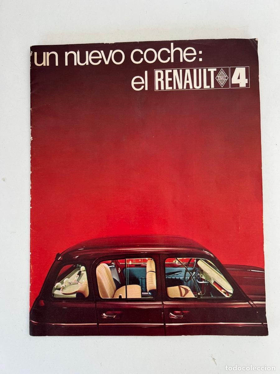 Coches y Motocicletas: RENAULT 4 CATALOGO ORIGINAL PUBLICITARIO 1967