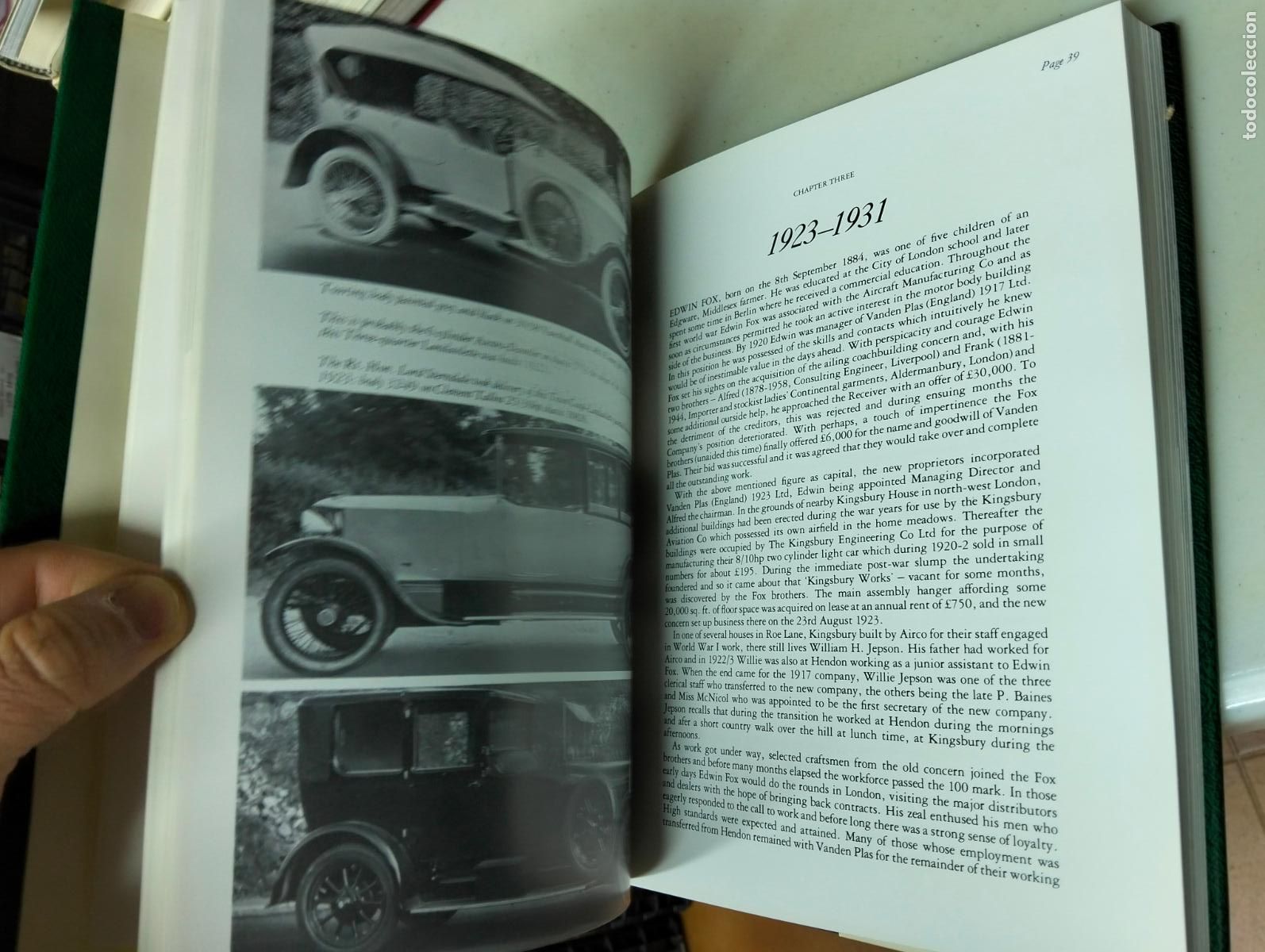 Coches y motocicletas: Automoviles. Vanden Plas, CoachBuilders, Brian Smith, ed. Dalton, 1987 VISITA MI CATALOGO L54