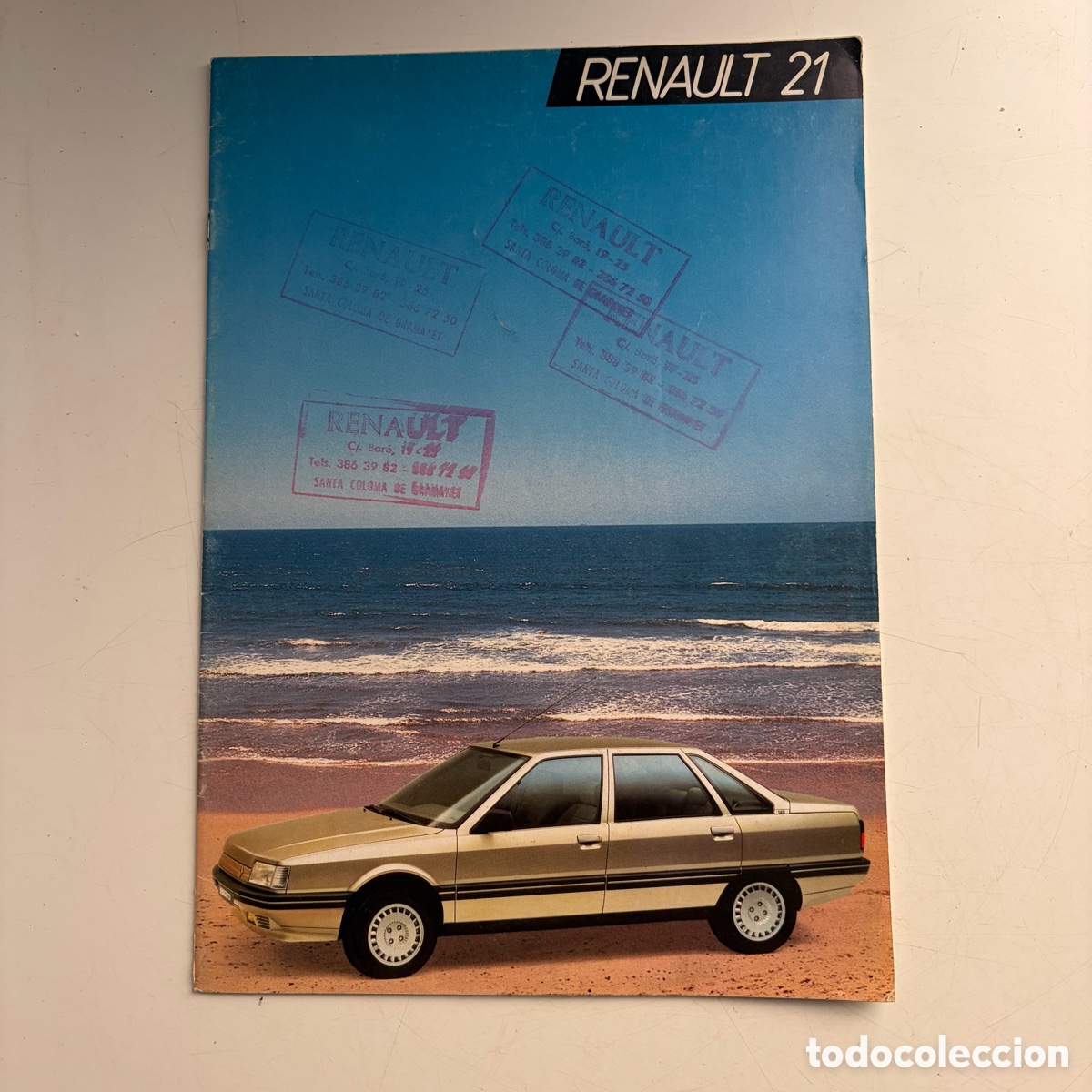 Coches y Motocicletas: Folleto catalogo publicidad original renault 21 de 1986