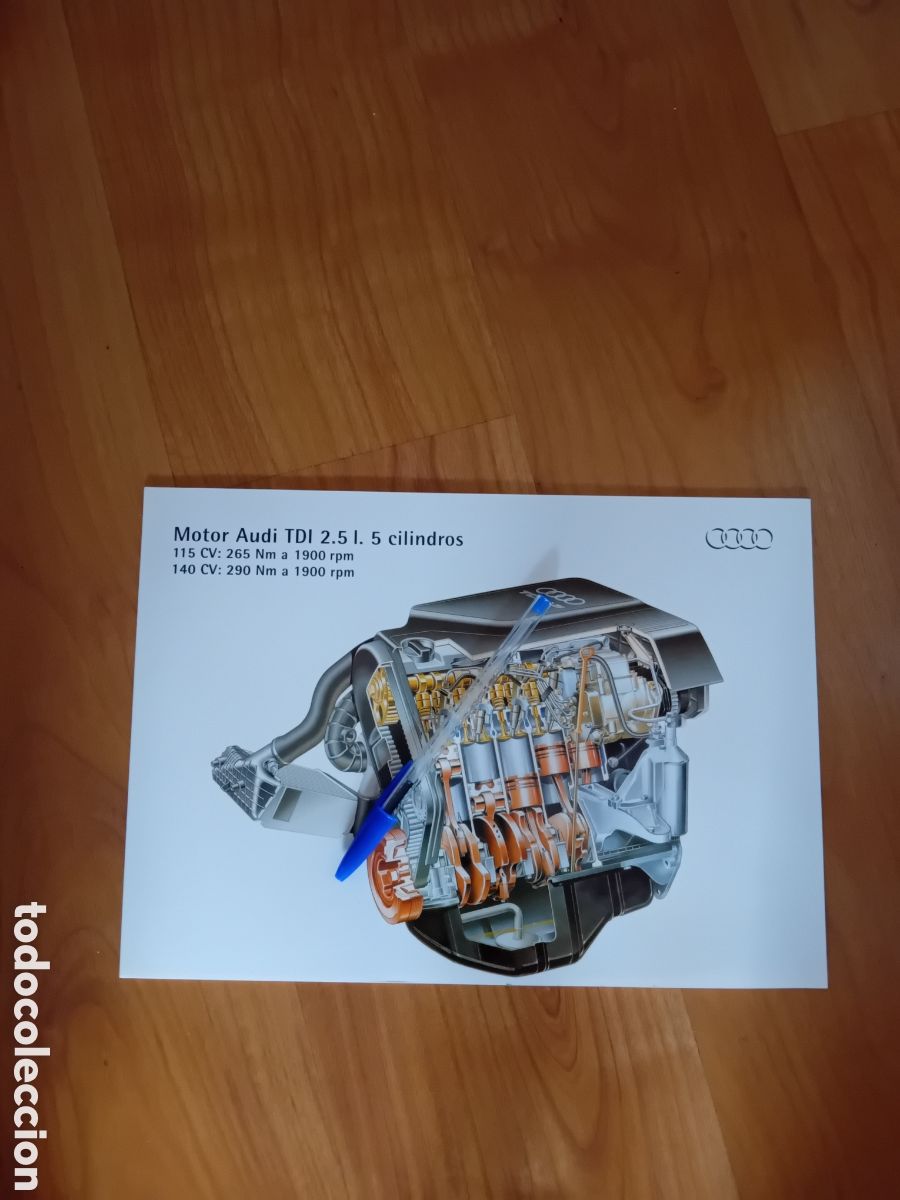 Coches y Motocicletas: L&Aacute;MINA ORIGINAL MOTOR AUDI TDI. 1995