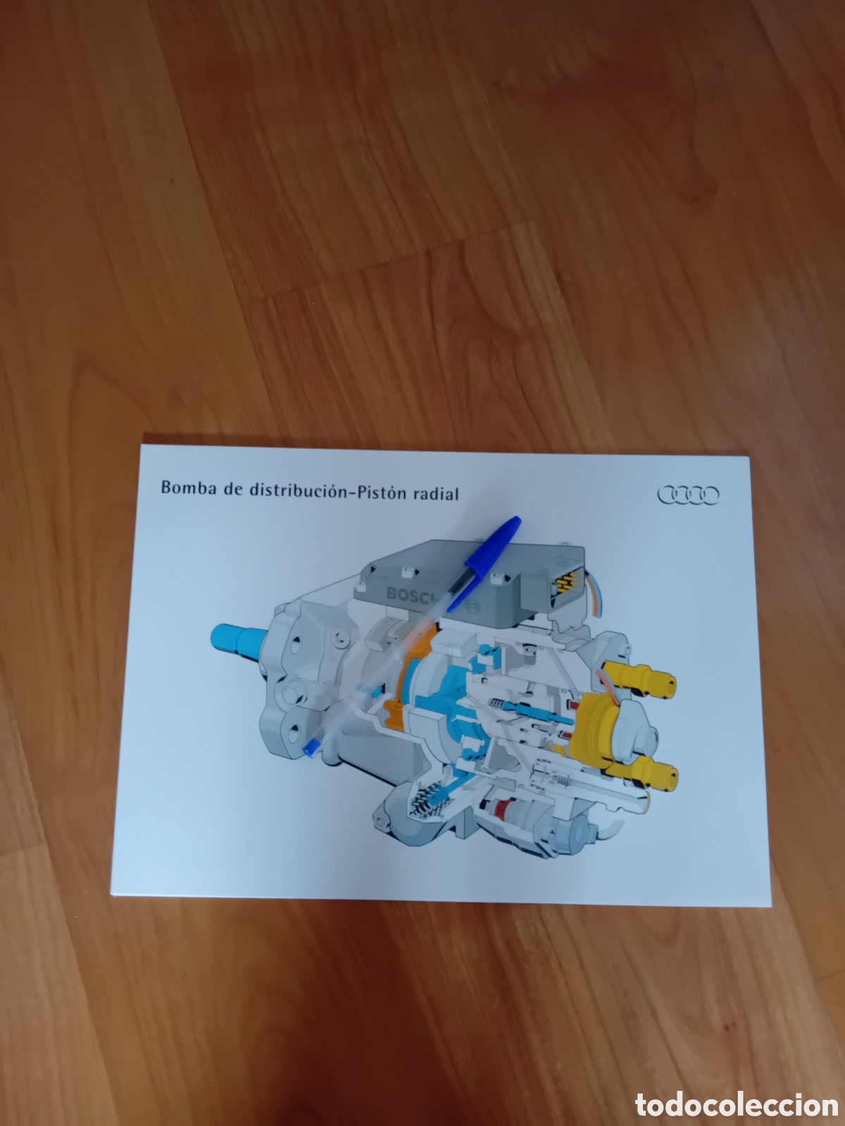 Coches y Motocicletas: L&Aacute;MINA ORIGINAL BOMBA DISTRIBUCI&Oacute;N PISTON RADIAL MOTOR AUDI. 1995
