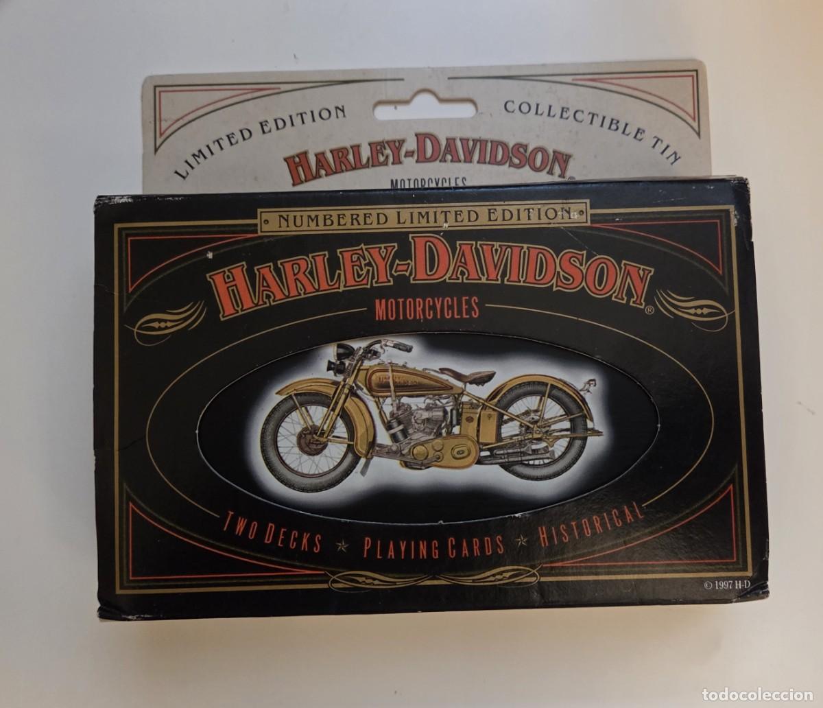 Coches y Motocicletas: Doble Baraja de Cartas con la Coleccion de motocicletas de Harley Davidson