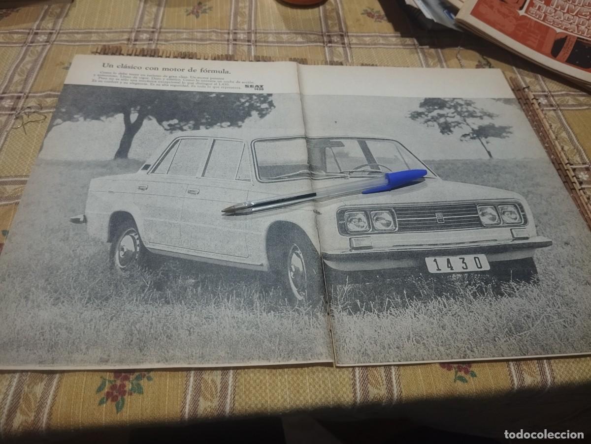 Coches y Motocicletas: COCHE SEAT 124 CON MOTOR DE F&Oacute;RMULA ESPECTACULAR ANUNCIO PUBLICIDAD REVISTA A&Ntilde;OS 60